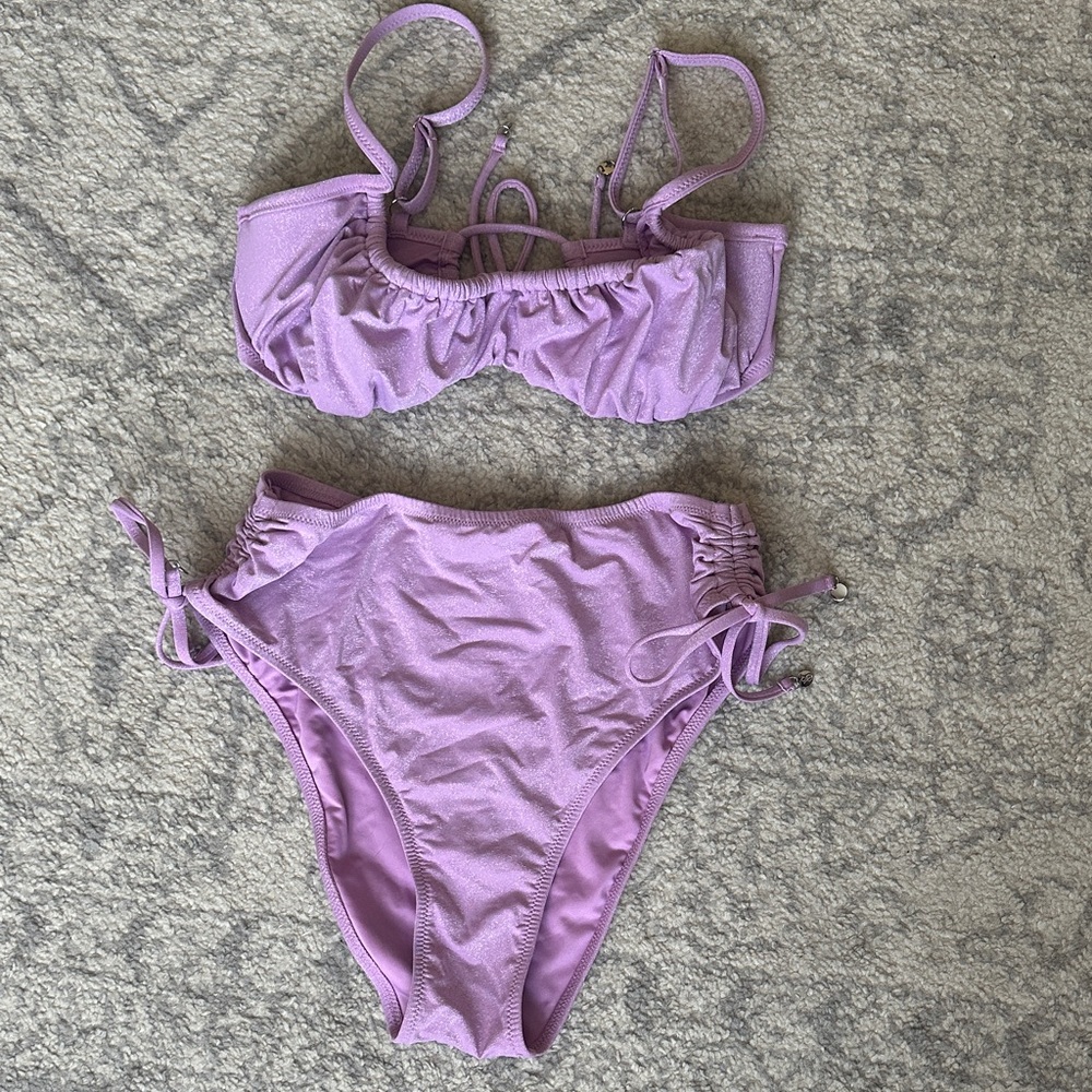 Victoria's Secret Shimmery Lavender Bikini Set